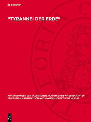 cover image of „Tyrannei der Erde"
